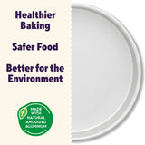 Wilton Aluminum 8" Round Cake Pan 2" Depth Layer Cake Baking Pan, Packaging May Vary - Image 4