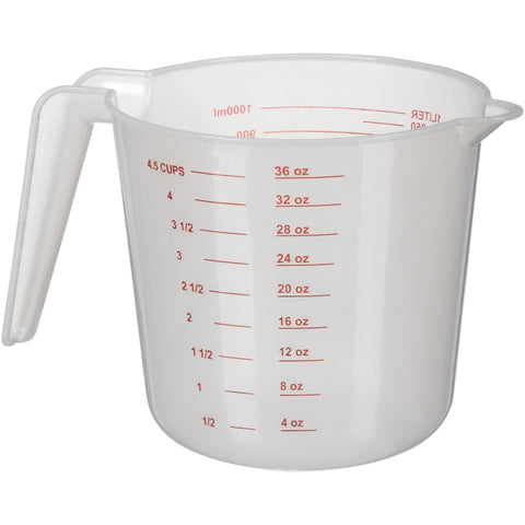 (12 pack) Mainstays 4 Cup PP Plastic Measuring Cup, 32 oz, Clear - Image 2